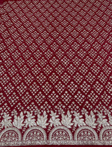 Georgette embroidery