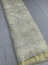 Net embroidery