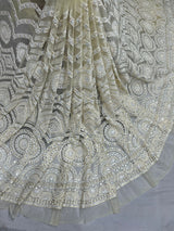 Net embroidery