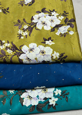 Crepe digital print