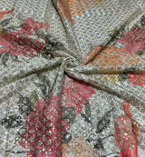 Satin georgette