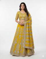 Georgette embroidery
