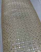 Zero sequence mirror embroidery