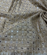 Zero sequence mirror embroidery