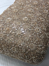 Net handwork mirror embroidery