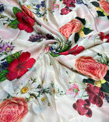 Satin georgette