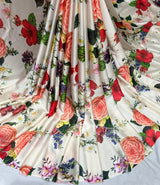Satin georgette