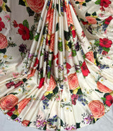 Satin georgette