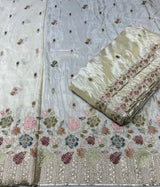 tissue multi border embroidery