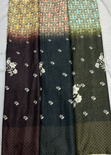Tusser silk prints