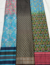 Tusser silk prints