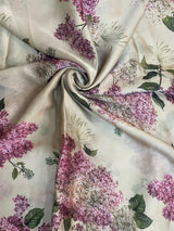 Satin georgette