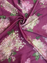 Satin georgette
