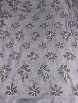Linen aplic embroidery