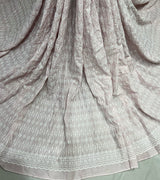 Cotton cutwork embroidery