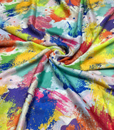 Satin georgette