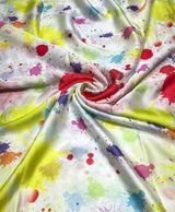 Satin georgette