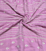 Pure viscose mul chanderi