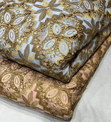 Crepe Zari cutwork