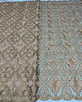 Crepe Zari cutwork