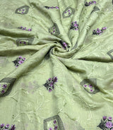 Pure silk mul chanderi