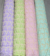 Crepe Cutwork Embroidery