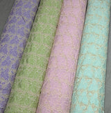 Crepe Cutwork Embroidery