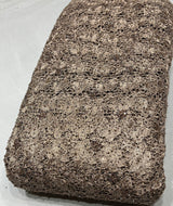 Brown cruasia cutwork
