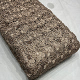 Brown cruasia cutwork