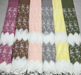 Cotton Double lace cutwork