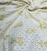 Pure cotton cutwork