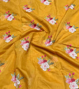 Pure silk mul chanderi