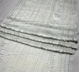 Satin foil crush pleating