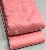 Mul chanderi handwork pearlwork