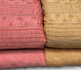 Pure silk mul chanderi