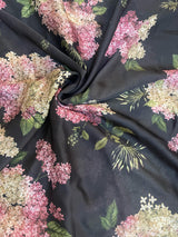 Satin georgette