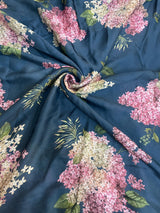Satin georgette