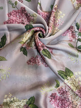 Satin georgette