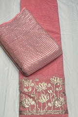 Pure silk mul chanderi