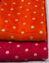 Crepe real zari jaccord