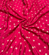Crepe real zari jaccord