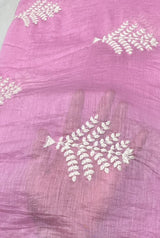 Pure viscose mul chanderi