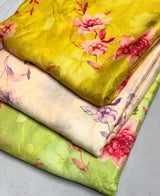 Satin georgette
