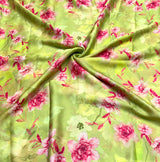 Satin georgette
