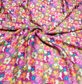 Satin georgette