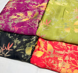 Satin georgette
