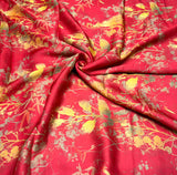 Satin georgette