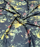 Satin georgette