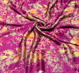 Satin georgette