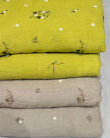Pure viscose linen